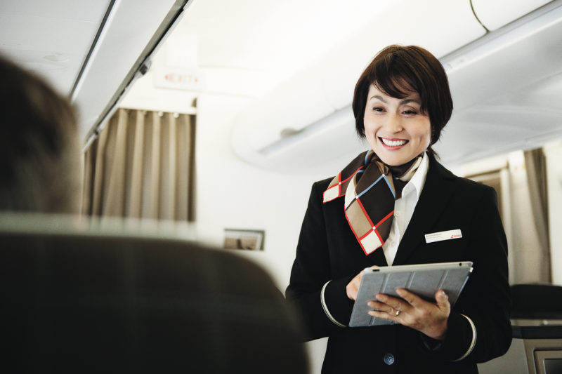 Leveraging the passenger and crew experience through in-flight app